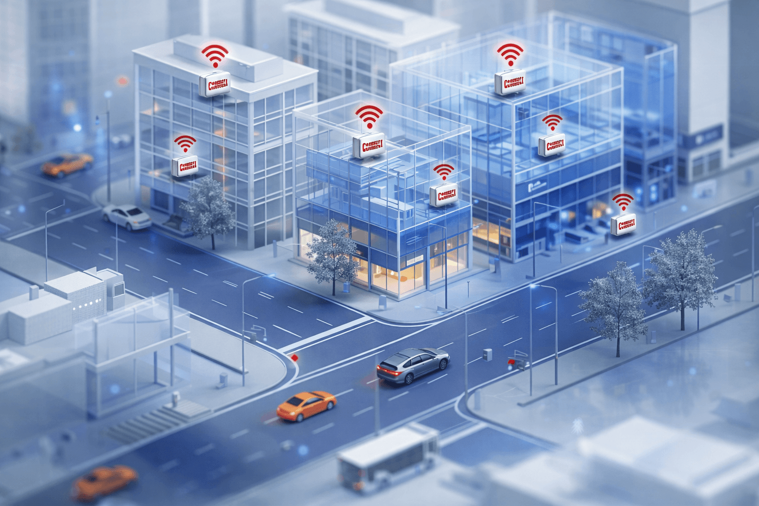 SFPL Connect use cases across multiple buildings and industry sites