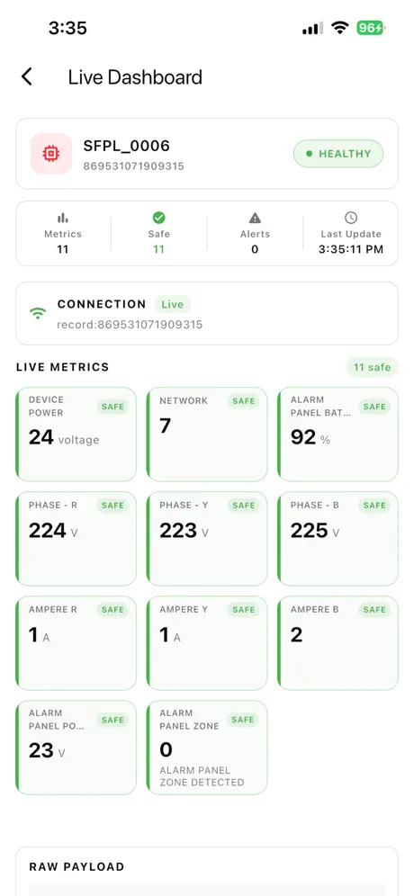 Specific Fire app — real-time alerts